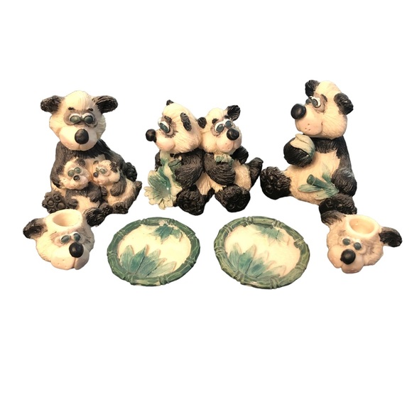 Panda Family Miniature Tea Set - Picture 9 of 9